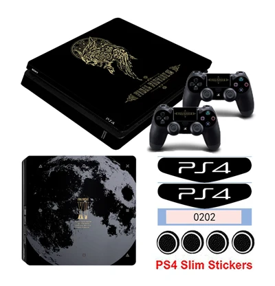 YSP4S-0972 Ограниченная серия наклейки Final Fantasy XV для Playstation 4 PS4 Slim консоли PS4 контроллер защитный винил игры наклейки для оформления - Цвет: YSP4S-0972