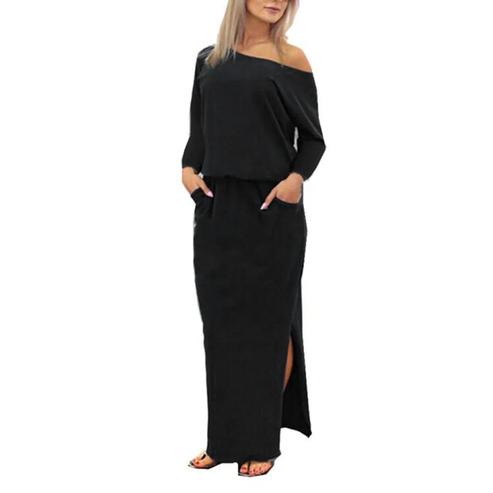 Бесплатная страусиное 2019 женское летнее длинное макси богемное вечернее платье