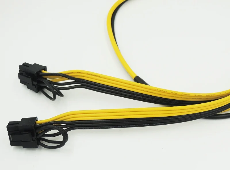 ATX 2 * PCI E 8(6 + 2) PC видеокарта DIY Кабель питания 12AWG 16AWG сварочный кабель|video card cable|graphics