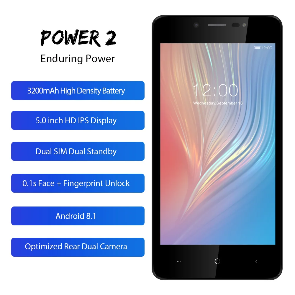LEAGOO мощность 2 3g мобильный телефон 5 0 &quotHD ips Оперативная память ГБ Встроенная 16