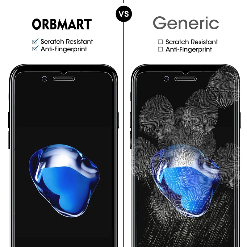 2 шт./компл. антишпионская защита для экрана ORBMART + ультра-прозрачное закаленное