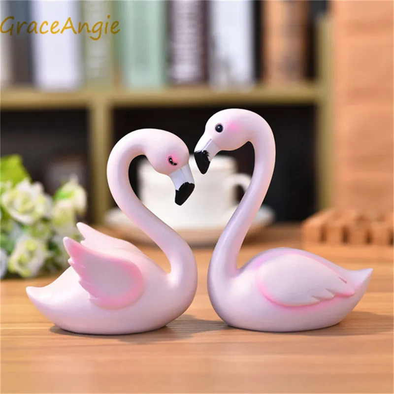 

GraceAngie Home Decoration Ornaments Flamingo Cute Styling Cake Baking Supplies Jewelry Accessories For Little Girl