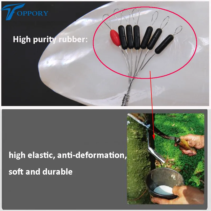 5 упаковок/партия резиновые поплавковые ограничители Для лески|float stop|bobber stopperfishing