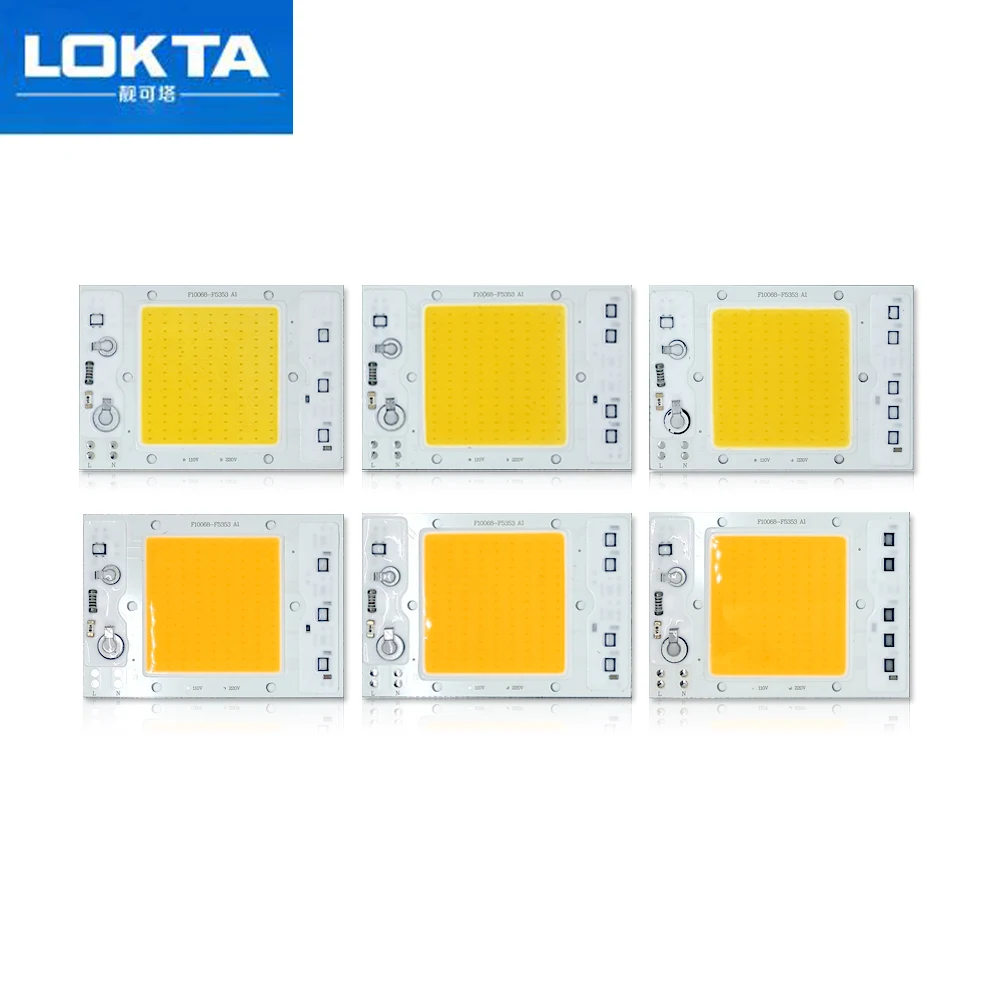 10 шт. Светодиодная лампа чип 30 Вт 40 50 AC 110 В 220 Smart IC подходит для DIY прожектора