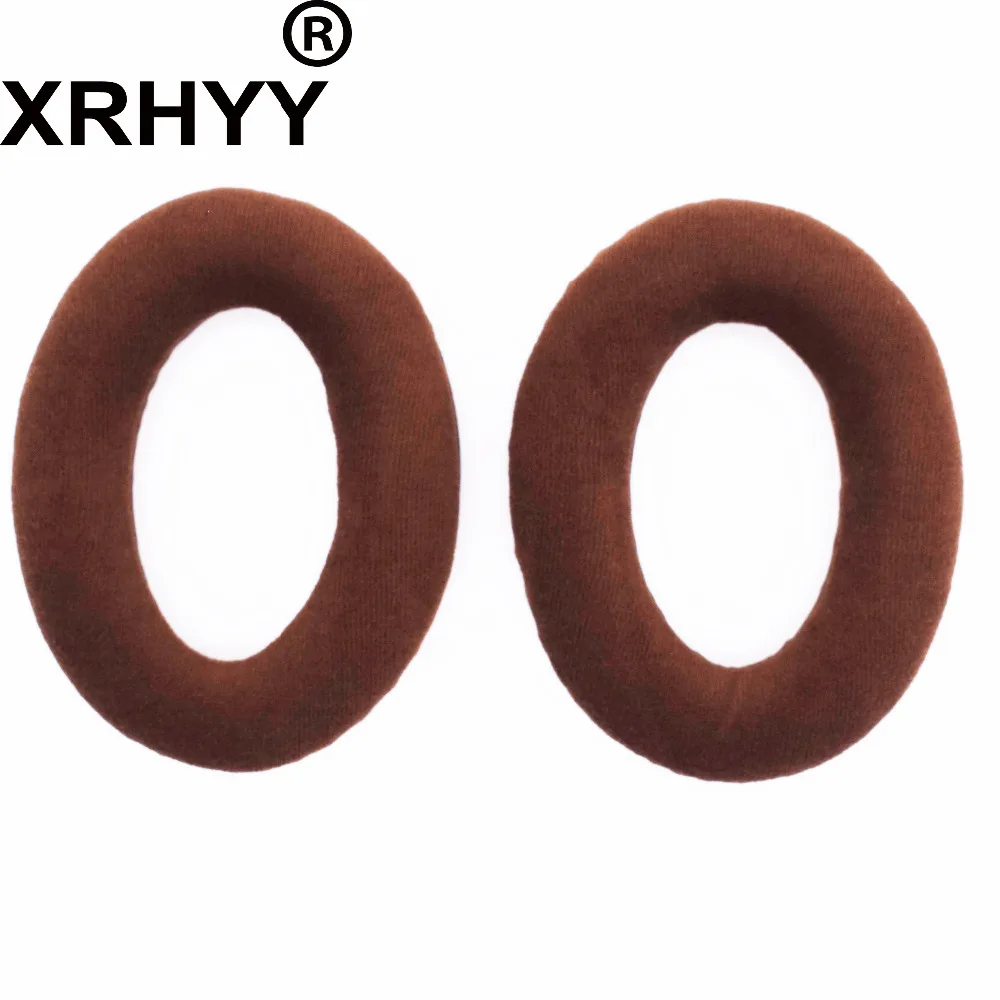 XRHYY коричневые Сменные бархатные амбушюры для наушников Sennheiser HD598 HD598SE HD598CS HD515 HD555