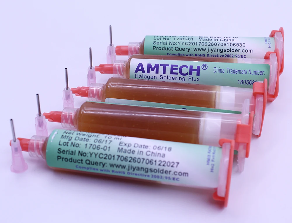 5 шт./лот 10cc AMTECH RMA-223-UV флюсовая паста реболлинг паяльная паста+ иглы для BGA ремонтные инструменты