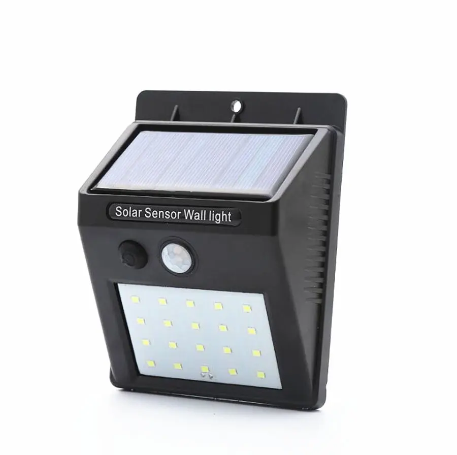 

Solar 20LEDs Outdoor PIR Motion Sensor Light for LED Garden Solar Wall Waterproof Night Light Decoration Porch Lamp