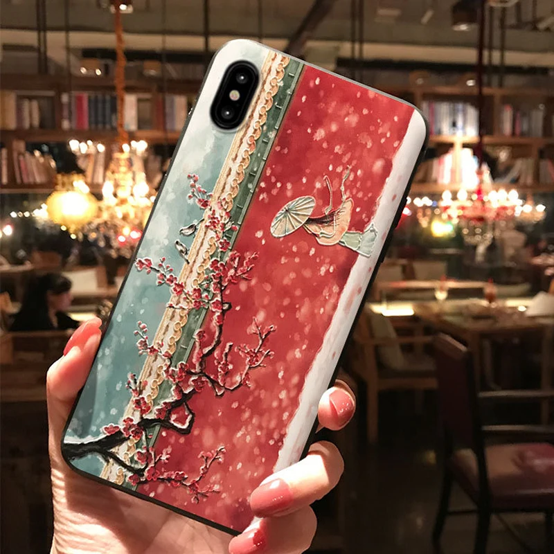 Чехол для телефона в китайском стиле с изображением запрещенного города iPhone XS MAX