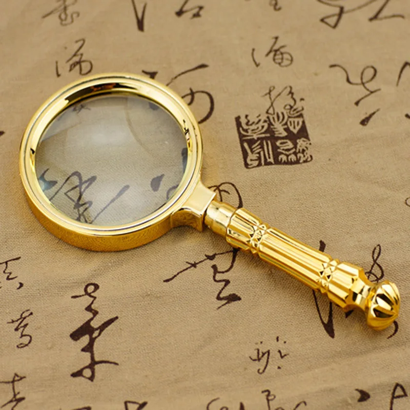 Карманная Лупа подарок для детей прямое стекло чтения ручная лупа инструмент