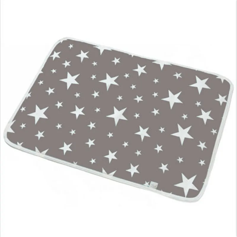 

Washable Newborn Baby Girls Boys kids Toddler Geometry cotton Mattress Breathable Supplies Waterproof Crib Sheet one pieces