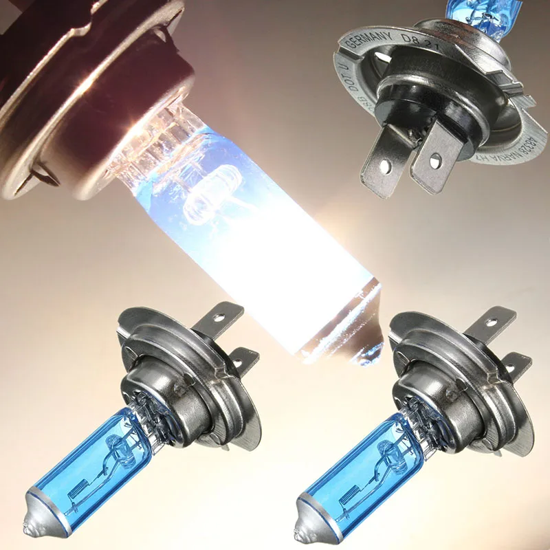 2 шт. автомобильный светильник HOD белого цвета H7 55 Вт 12 В 6300 К | Автомобили и