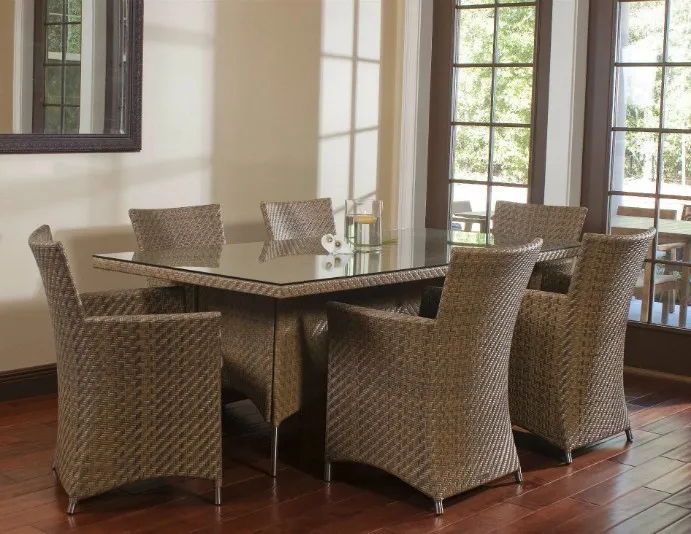 Плетеная мебель Sigma для любой погоды уличный стол патио и плетеные обеденные