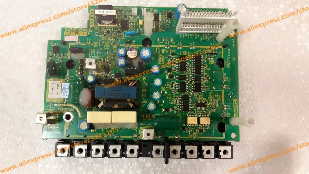 Подержанный тест хорошая SA537054-03 LM1-PP7.5-4 приводная плата с IGBT модулем для 7.5KW