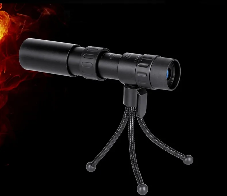 10-300X32 цельнометаллический HD монокуляр Телескопический телескоп фокусировка Мини бинокль точечная фотография для охоты Наблюдение за птицами