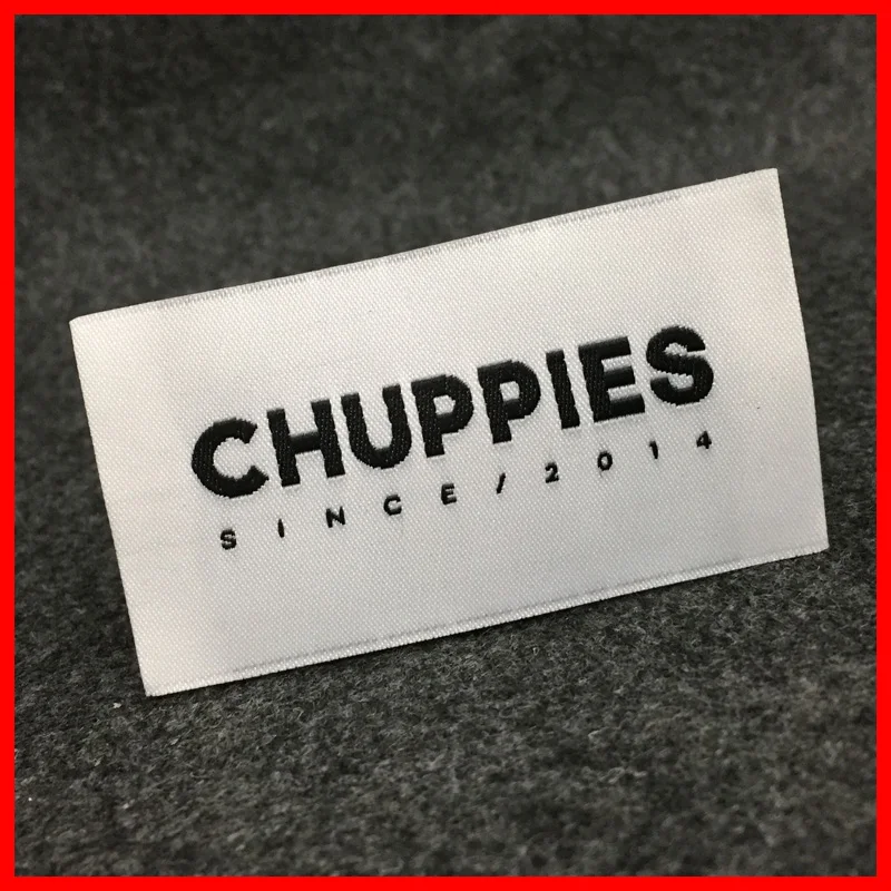 Индивидуальная маркировка на одежду тканые этикетки для одежды брендовая