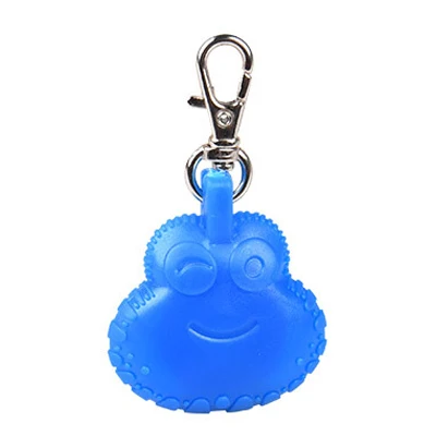 frog blue Светодиодная светящаяся Подвеска для собак, кошек, домашних животных, безопасная Ночная ходьба, ID светильник, ошейник для собак из мультфильма, аксессуары, мигающие брелки, товары для домашних собак - Цвет: frog blue