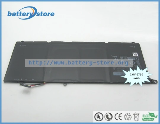 Новые оригинальные аккумуляторы для ноутбуков 0N7T6 RWT1R JD25G XPS 13 9350 D1609 90V7W 13D 9343 D1808T 7 6