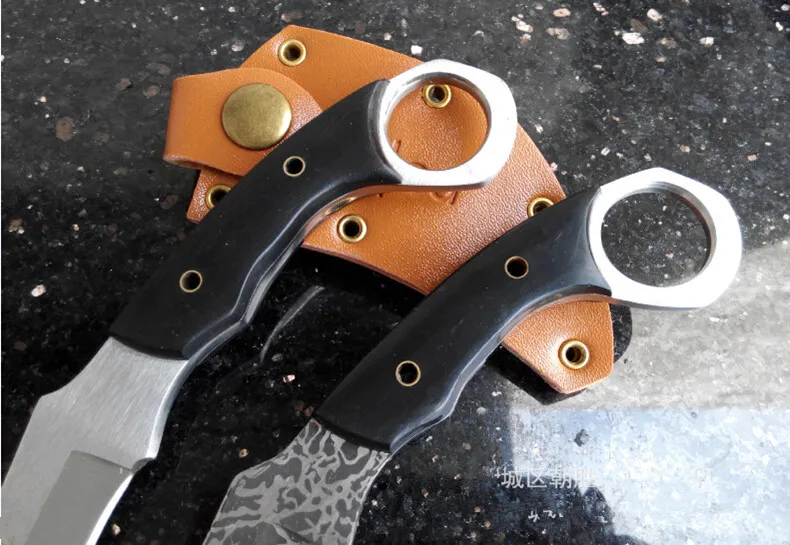 LLxxmm Outdoor Karambit Knife Hunting Camping Tool Survival Tactical Neck Stainless Steel Claw Pocket knife EDC | Инструменты