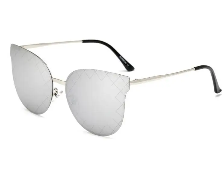 Новинка 2017 года солнцезащитные очки с текстурными линзами разных цветов кошачий