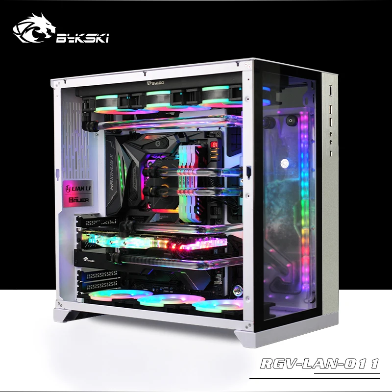 Bykski водный охладитель пластина для Lian Li PC-O11 динамический чехол, RBW(5 V), подходит для водяного охлаждения здания