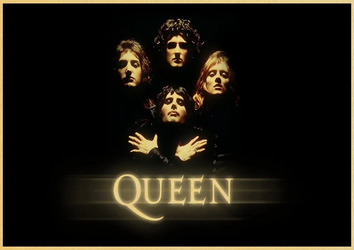 С группой Queen музыкальный плакат Винтаж ретро постер с художественной печатью картина дома Декор для дома крафт-бумага наклейки на стену - Цвет: M019