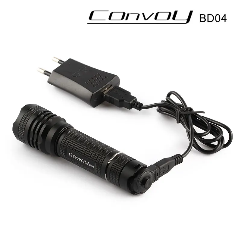 Лампа для кемпинга Convoy BD04 светодиодная лампа с зумом CREE XML2 U2 фонарь