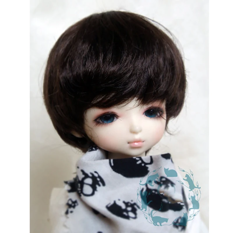 Парик для куклы Bybrana BJD 1/12 1/8 1/6 1/4 1/3 гигантский малыш дядя мохеровый коричневые