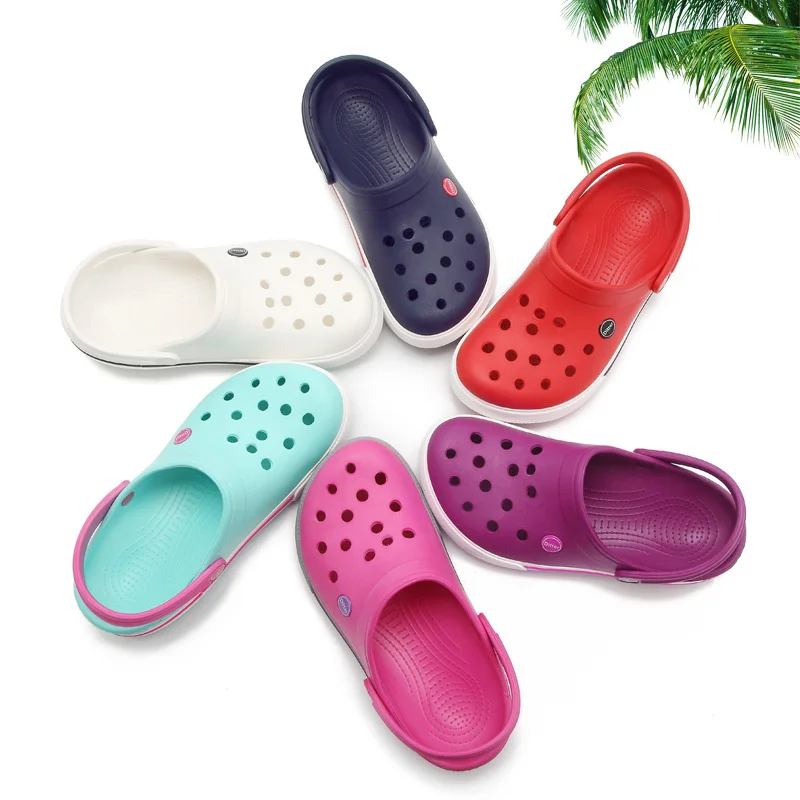 

2021All Season Women's Mules Clogs Garden Sandals Sweet Candy Color Clog Slippers For Women