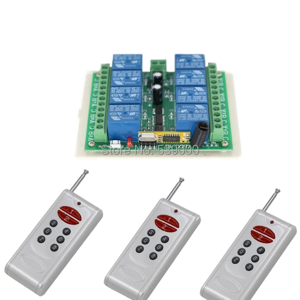 Беспроводной Радиочастотный переключатель системы дистанционного управления 12