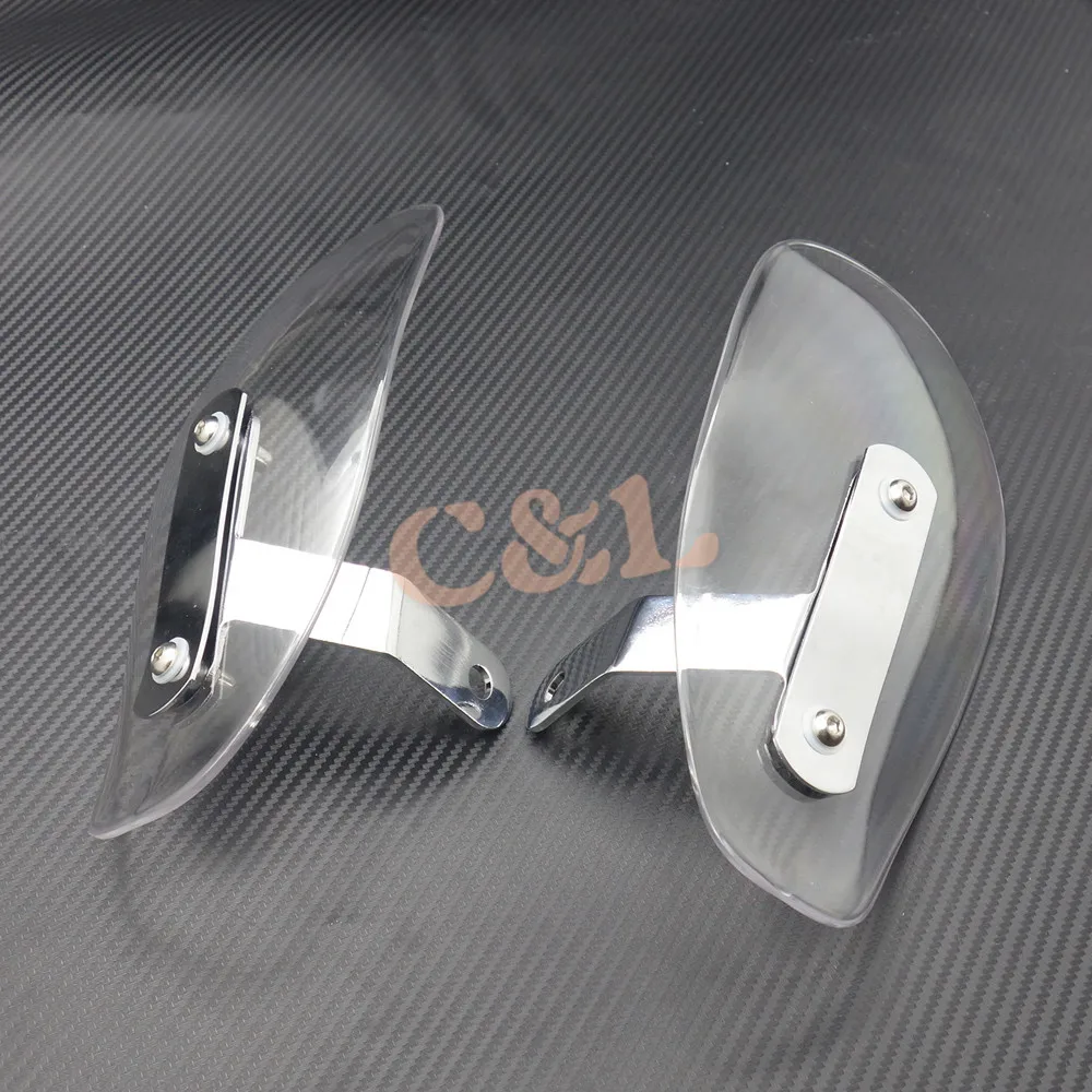Мотоцикл ясно рука гвардии Ветер Дефлектор для Harley Softail Glide Cruiser|motorcycle clear hand guards|hand