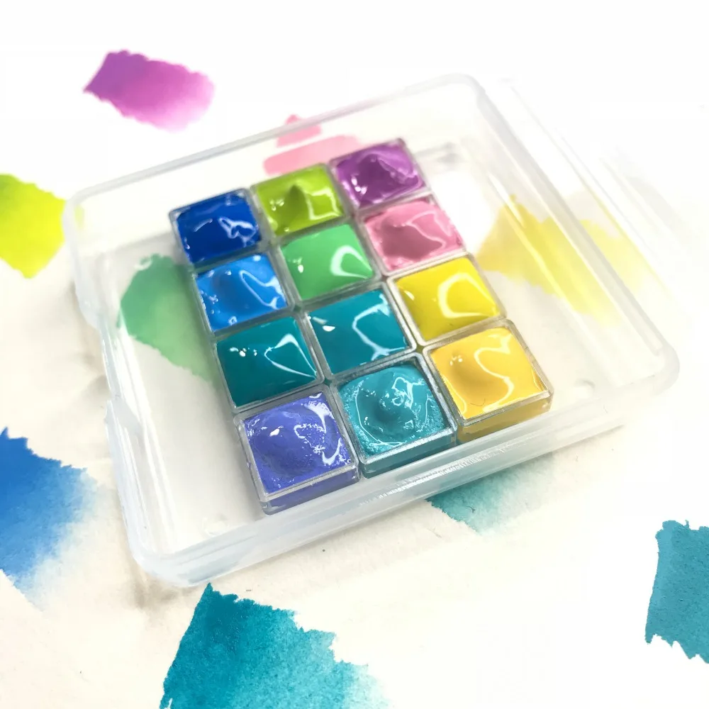 Корея Mijello Gold master Акварельная краска яркий цвет высокая концентрация конфеты