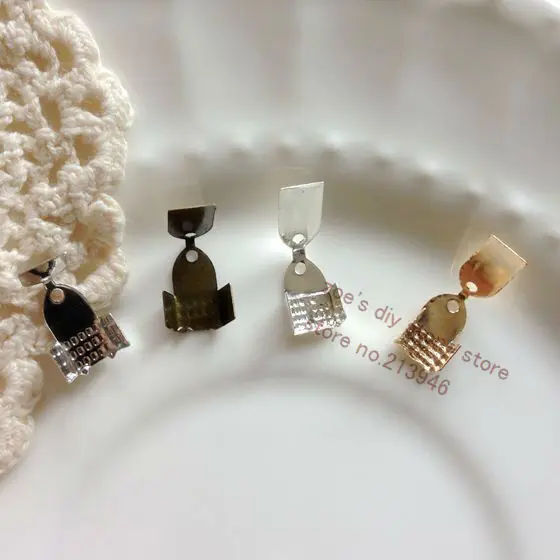 

5MM 400Pcs Flat Leather Rope Connectors (The Tongue Buckle) Jewelry Findings Accessories