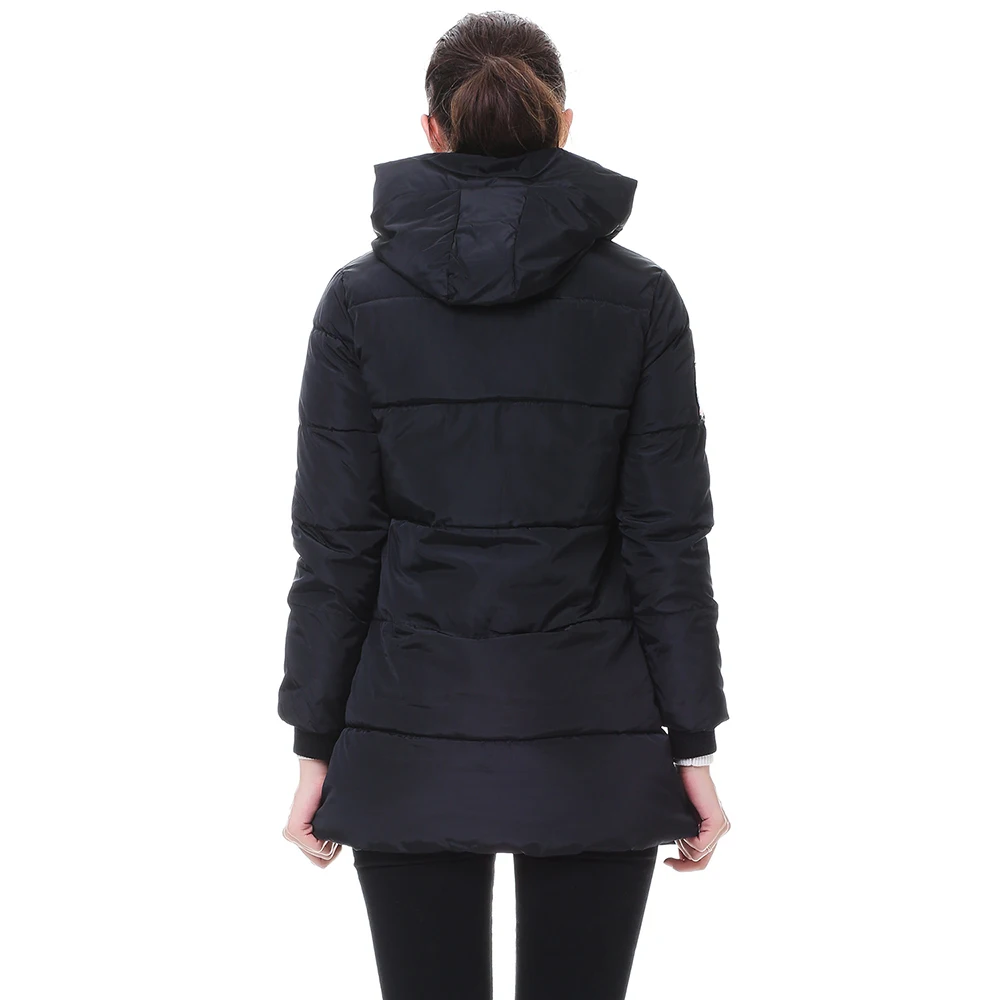 

Nice Nice Women Parkas Autumn Winter Warm Slim Long Sleeve Hooded Coats Female Casual Outwear Jackets Women Clothing