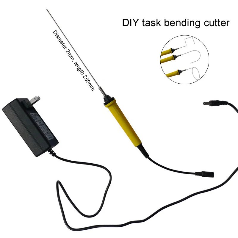 length 250mm Wozniak DIY Multi-function Foam Electrothermal Knife KT Plate Cutter knifes Slotting Punch Separate 110v- 220v Thermostat - Цвет: length 250mm
