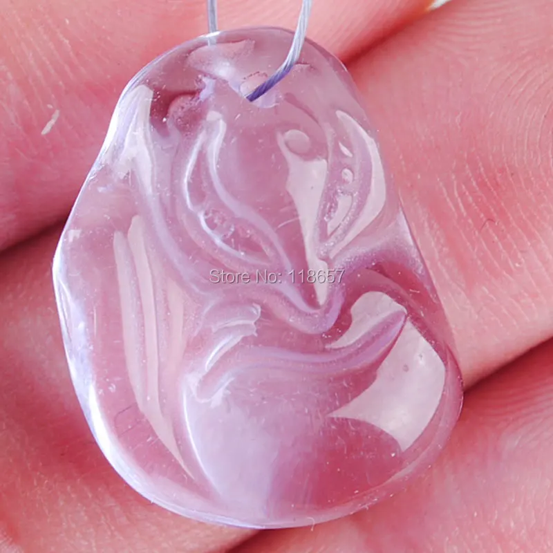 Бесплатная Доставка Ясно Белый Черный Фиолетовый Розовый Животных Фокс Форма