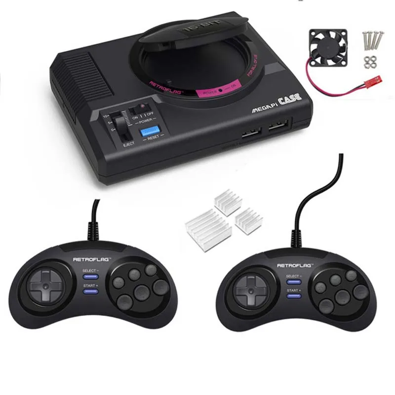 Kit D Retroflag MEGAPi чехол/игровой контроллер функциональная кнопка для Raspberry Pi 3 B Plus(3B+)/3B/2B - Цвет: Kit D