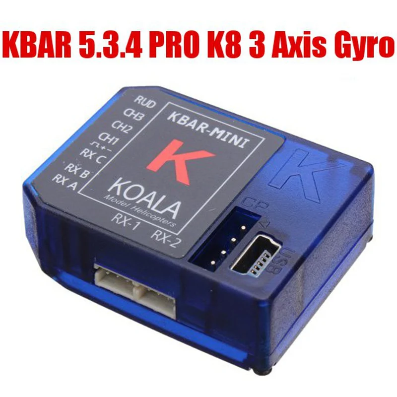 KBAR 5.3.4 PRO K8 3 Axis Gyro Flybarless система для радиоуправляемых вертолетов|flybarless system|3 axis3 axis