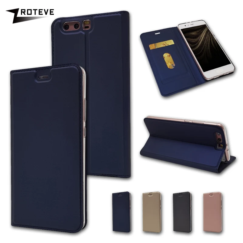 Флип-Чехлы для P10 ZROTEVE из искусственной кожи с магнитным покрытием, карманом для карт, кошельком корпус для Huawei P10 Plus Lite P10Plus, чехол для телефона