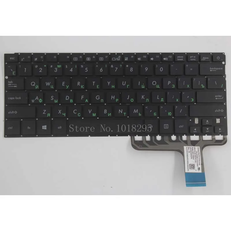 Русская клавиатура для ноутбука ASUS Zenbook UX305 UX305LA UX305UA UX305CA UX305F черная без рамки