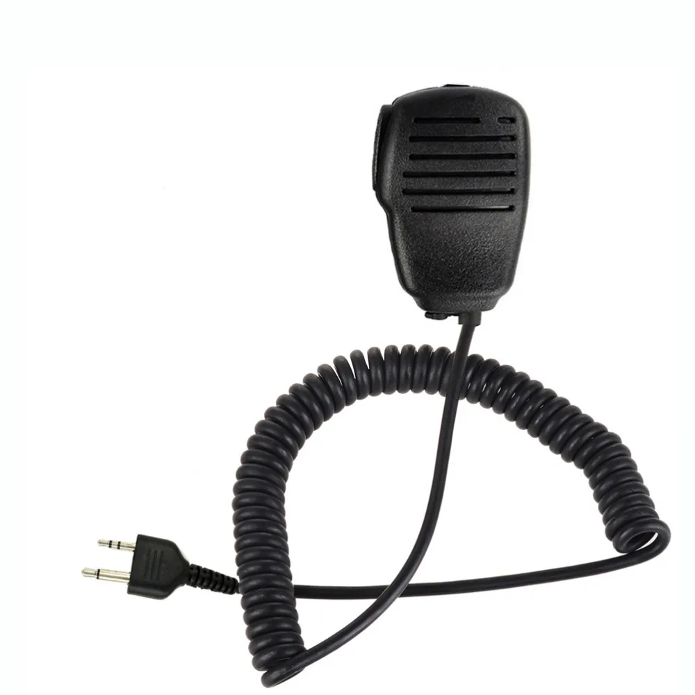 Матовый корпус PTT ручной плечевой динамик микрофон 2 pin для Midland G6 G7 GXT GXT550 GXT650 LXT LXT80