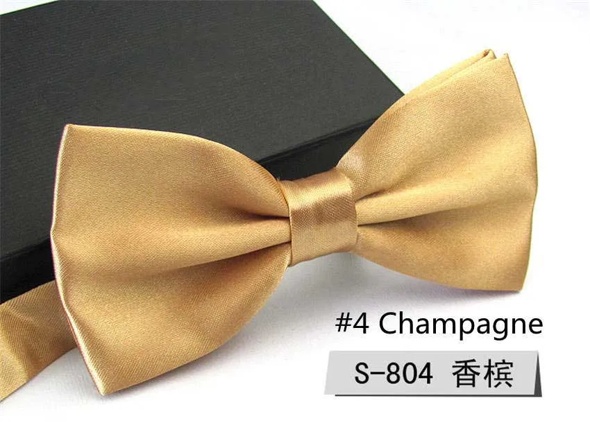 Мужской свадебный смокинг Свадебный галстук бабочка яркий регулируемый