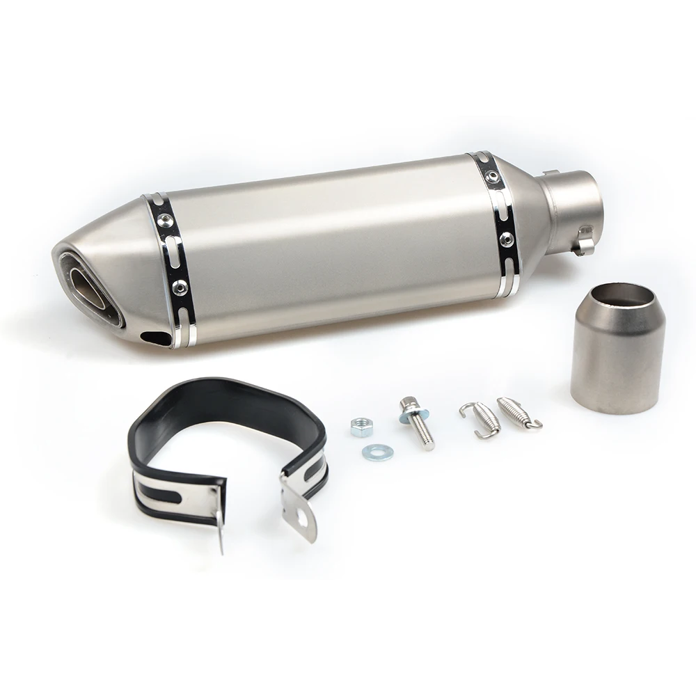 Универсальная выхлопная труба мотоцикла 38 51 мм Модифицированная глушителя для