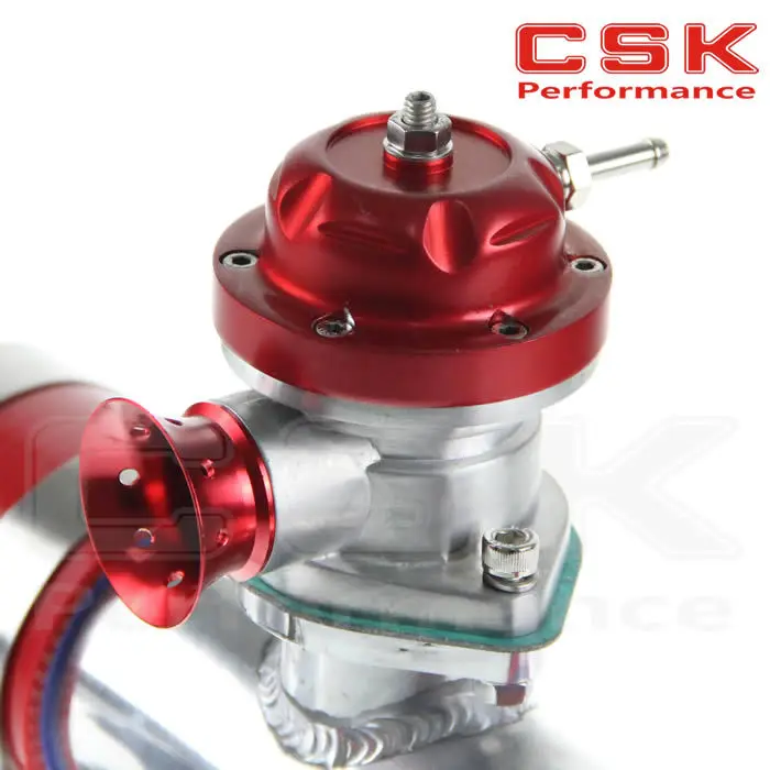 Красная Фланцевая труба 30psi TS BOV turbo + 3 дюйма 76*150 мм 2 красных силиконовых шланга 4