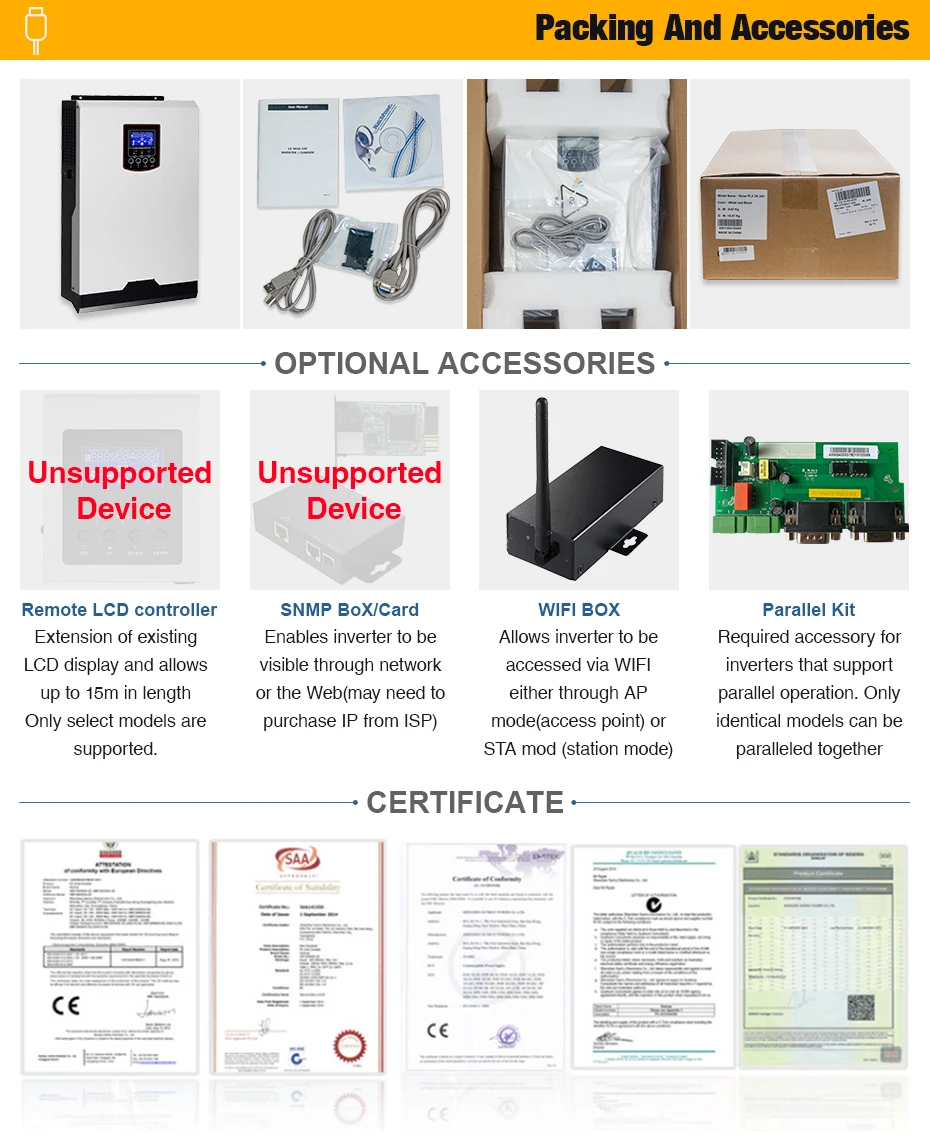 Солнечный инвертор 110V PWM 3Kva 2400W безсеточный Инвертор 24V 120V 50A PWM чистый синусоидальный инвертор 60A зарядное устройство для батареи солнечный инвертор