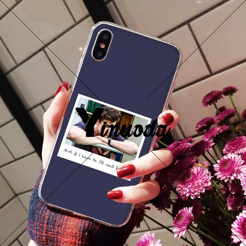 Yinuoda хит поп певица Шон Мендес любовь качество телефона чехол для Apple iPhone 8 7 6 6S Plus X