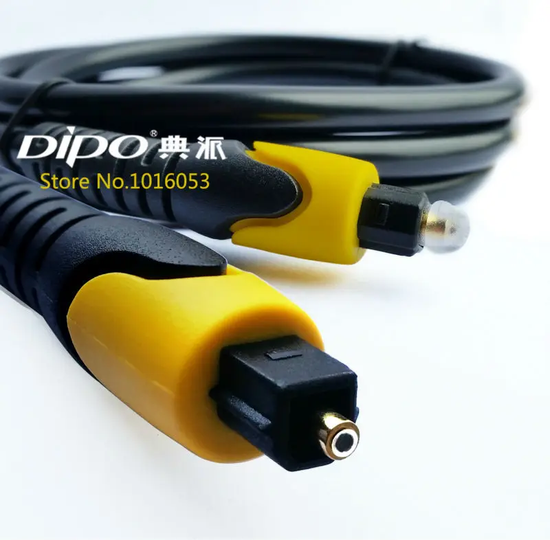Dipo 10 м 32.8ft SPDIF 5.1 цифровой аудио Выход Оптический Кабель Toslink Позолоченный