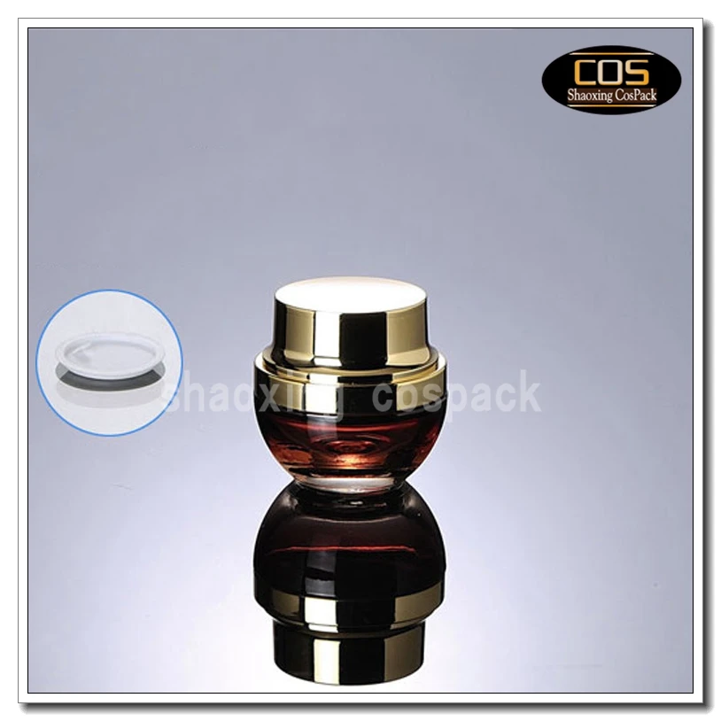 JGX40-20ml пустой красный стеклянные банки оптом роскошный стеклянных контейнеров