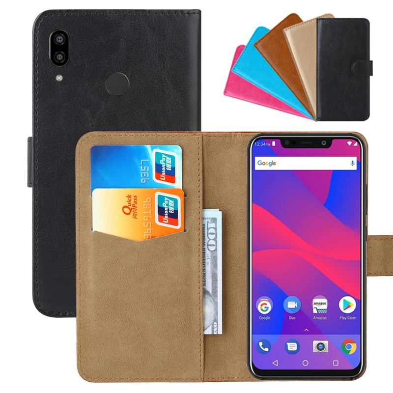 Роскошный чехол-кошелек для BLU Vivo XL4 из искусственной кожи в стиле ретро
