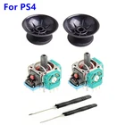 2 набора 3D Аналоговый джойстик 3-контактный сенсорный модуль потенциометр с палками для большого пальца для Sony Playstation 4 PS4 контроллер запчасти для ремонта