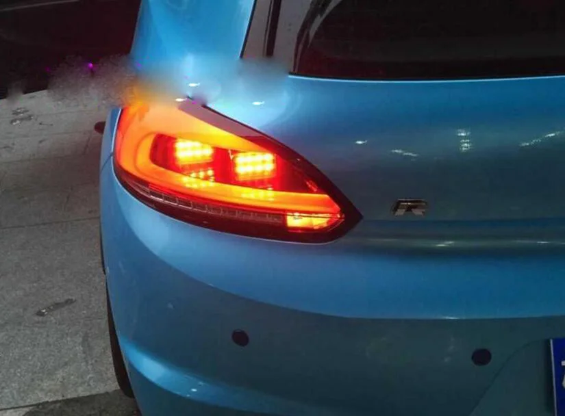 2 шт. автомобильный Стайлинг Scirocco задние фонари для 2009~ год Scirocco задние фонари светодиодный автомобиль аксессуары Задний фонарь задний фонарь